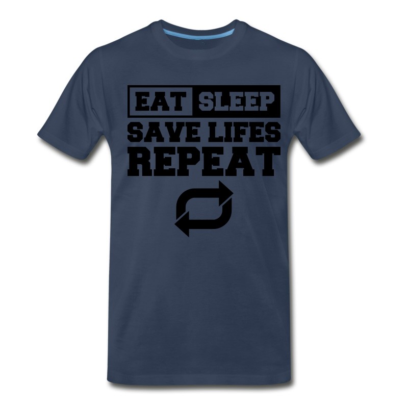 Men's Save Lifes T-Shirt Present Birthday Gift Idea Fun T-Shirt