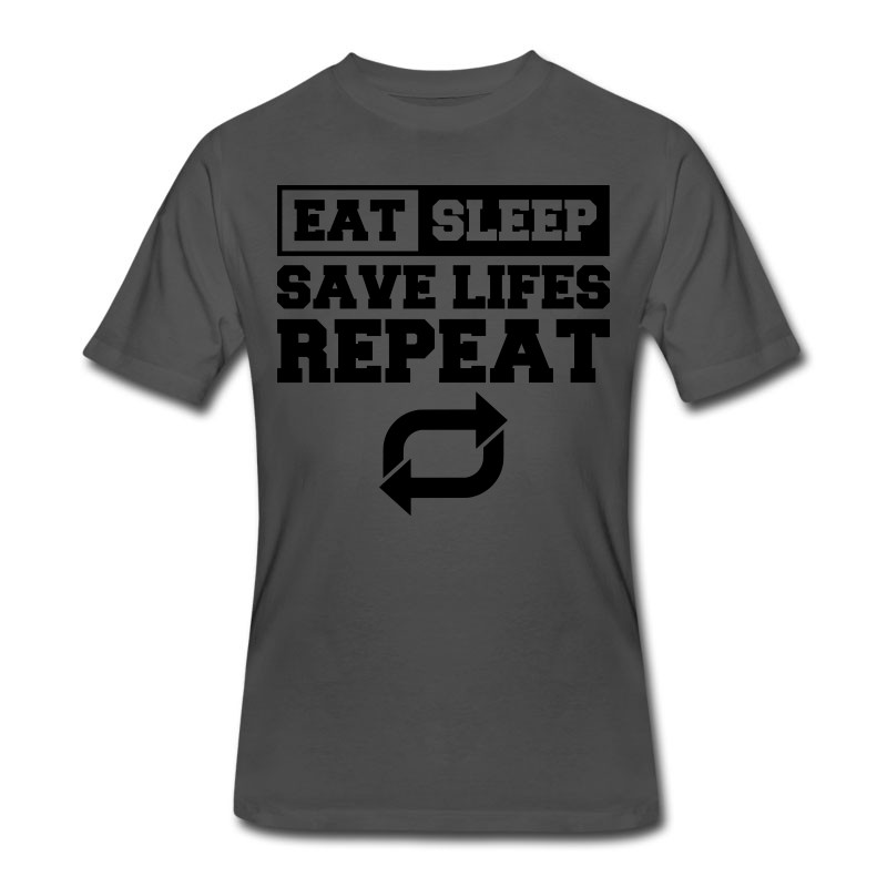 Men's Save Lifes T-Shirt Present Birthday Gift Idea Fun T-Shirt