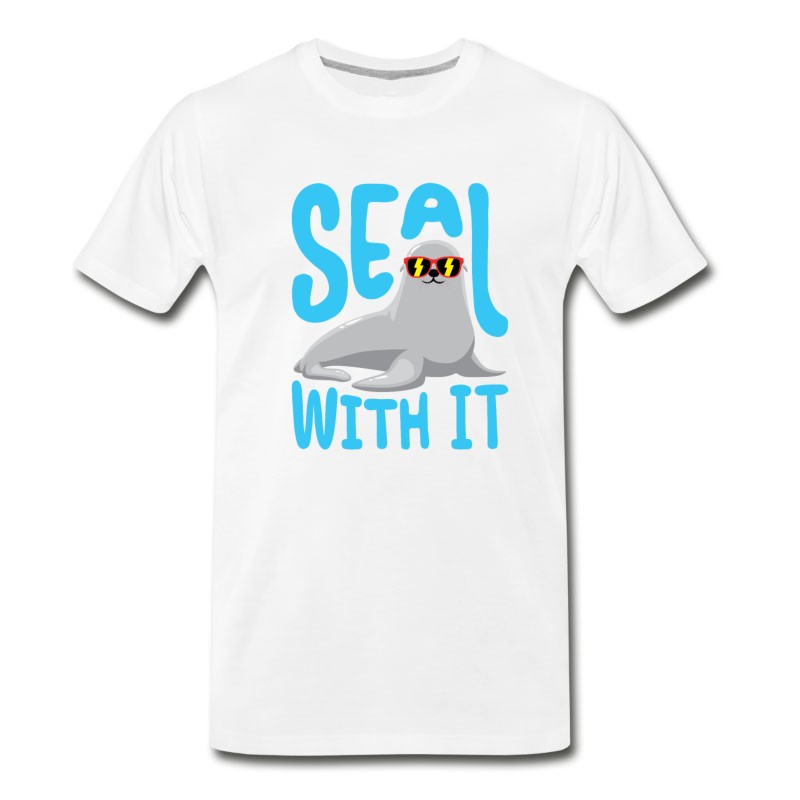 Men's Seal With It Funny Seals T-Shirt