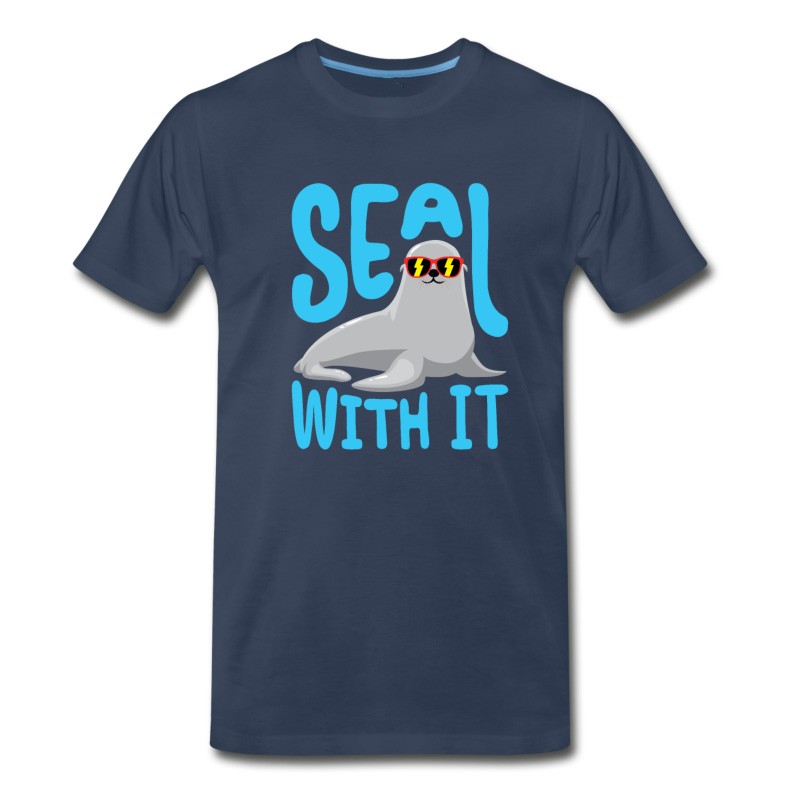 Men's Seal With It Funny Seals T-Shirt