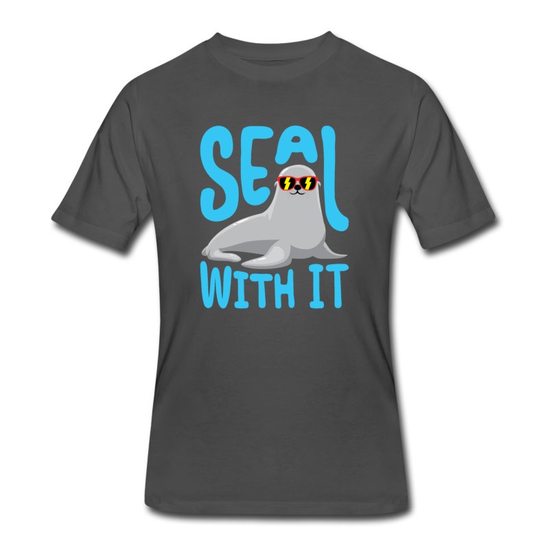 Men's Seal With It Funny Seals T-Shirt