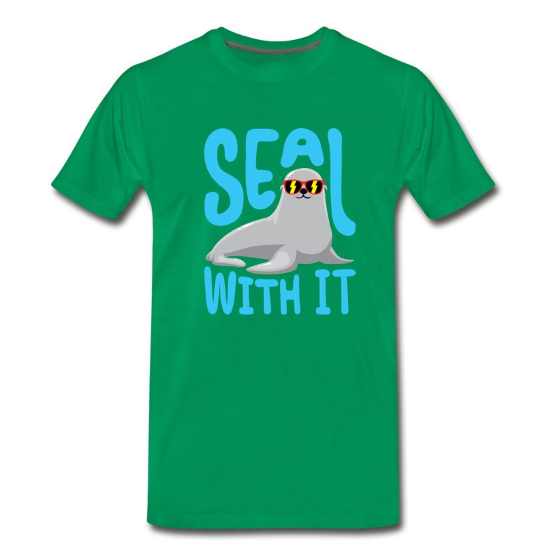 Men's Seal With It Funny Seals T-Shirt