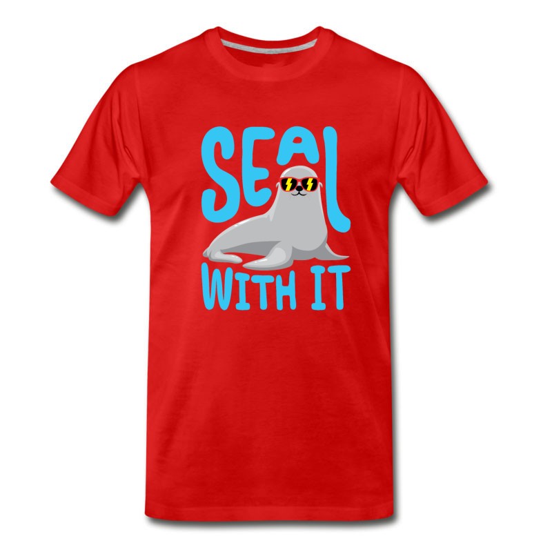 Men's Seal With It Funny Seals T-Shirt