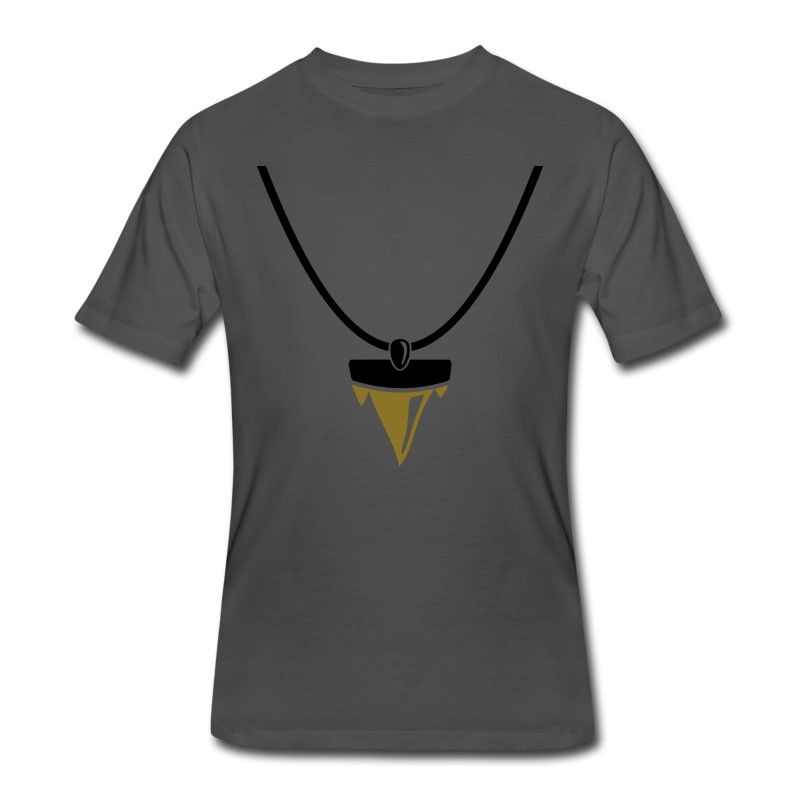 Men's Shark Tooth Necklace T-Shirt