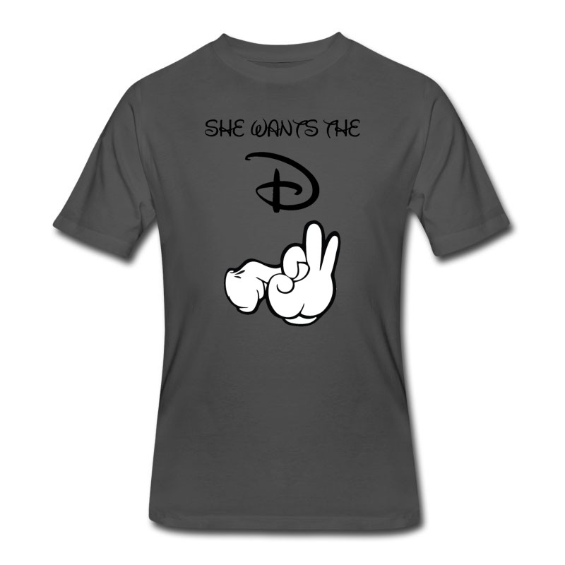 Men's She Wants The Disney D T-Shirt