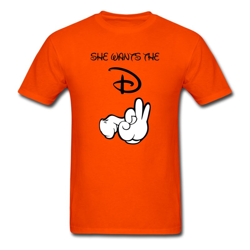 Men's She Wants The Disney D T-Shirt