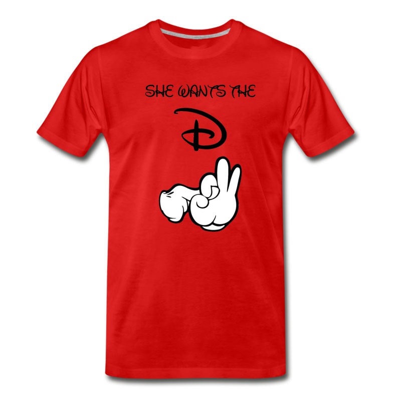 Men's She Wants The Disney D T-Shirt