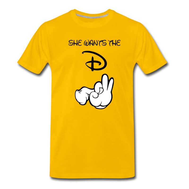 Men's She Wants The Disney D T-Shirt