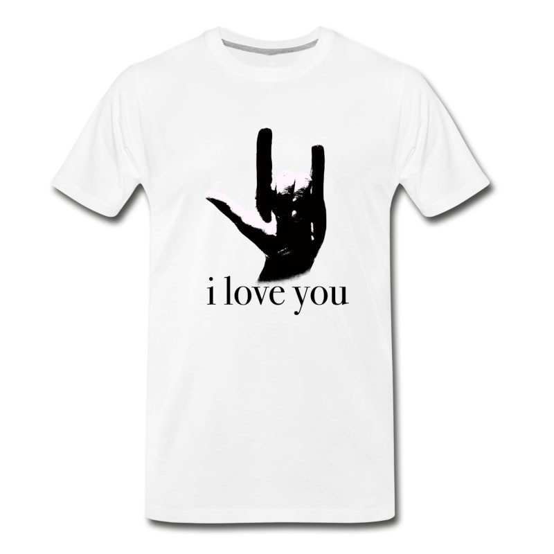 Men's Sign Language I Love You T-Shirt