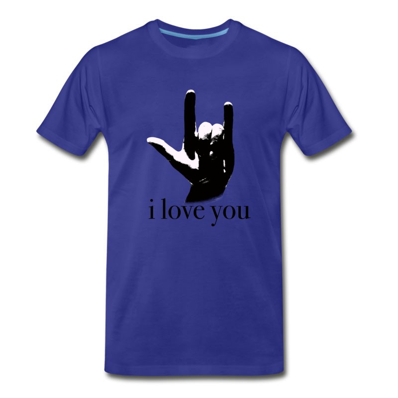 Men's Sign Language I Love You T-Shirt