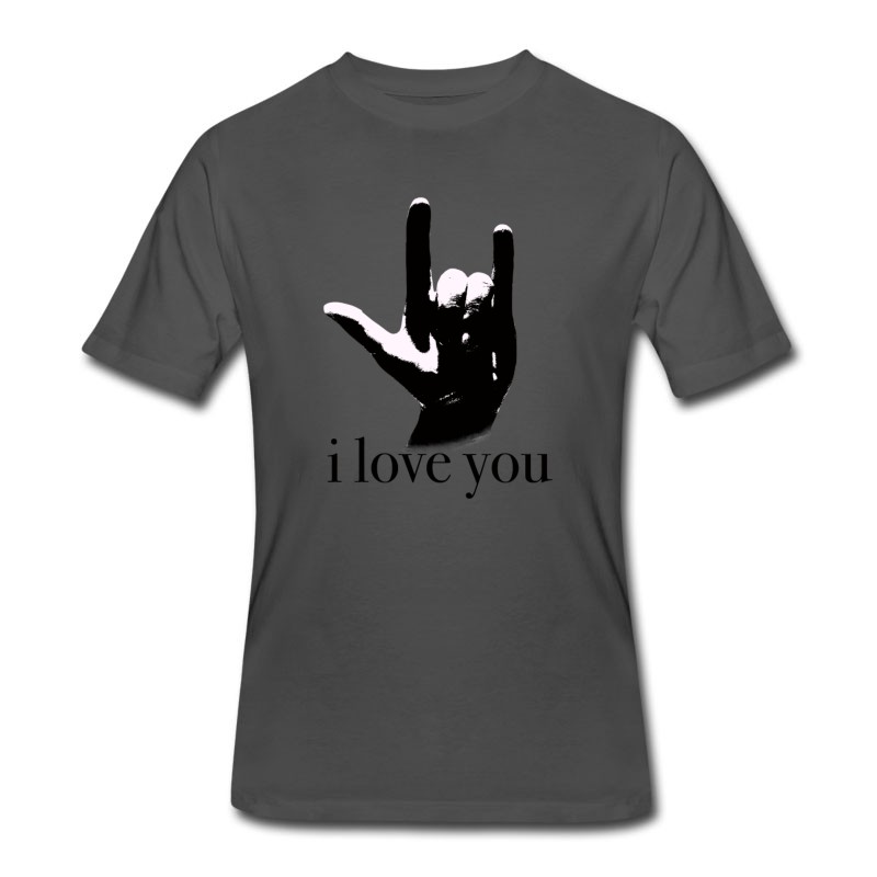 Men's Sign Language I Love You T-Shirt