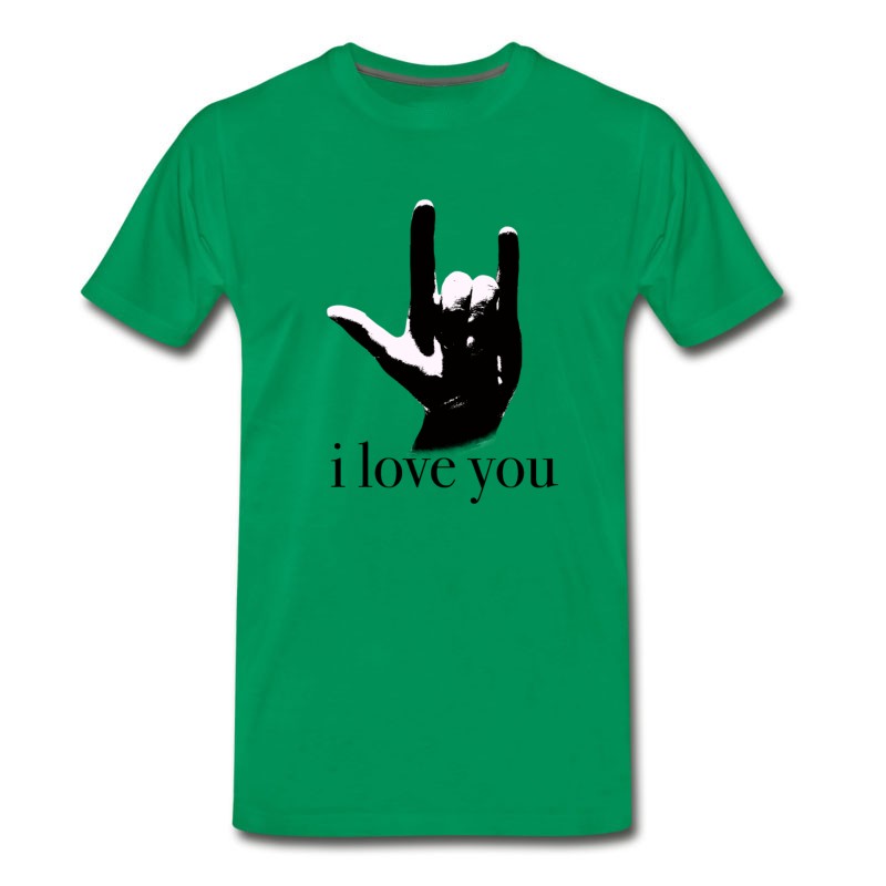 Men's Sign Language I Love You T-Shirt