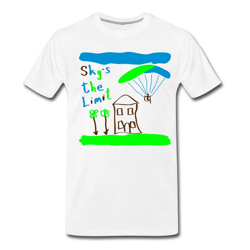 Men's Sky`s The Limit Baby T-Shirt