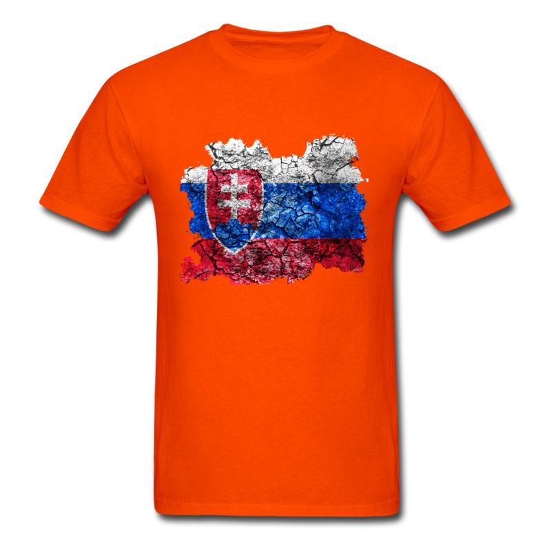 Men's Slovakia Vintage Flag T-Shirt