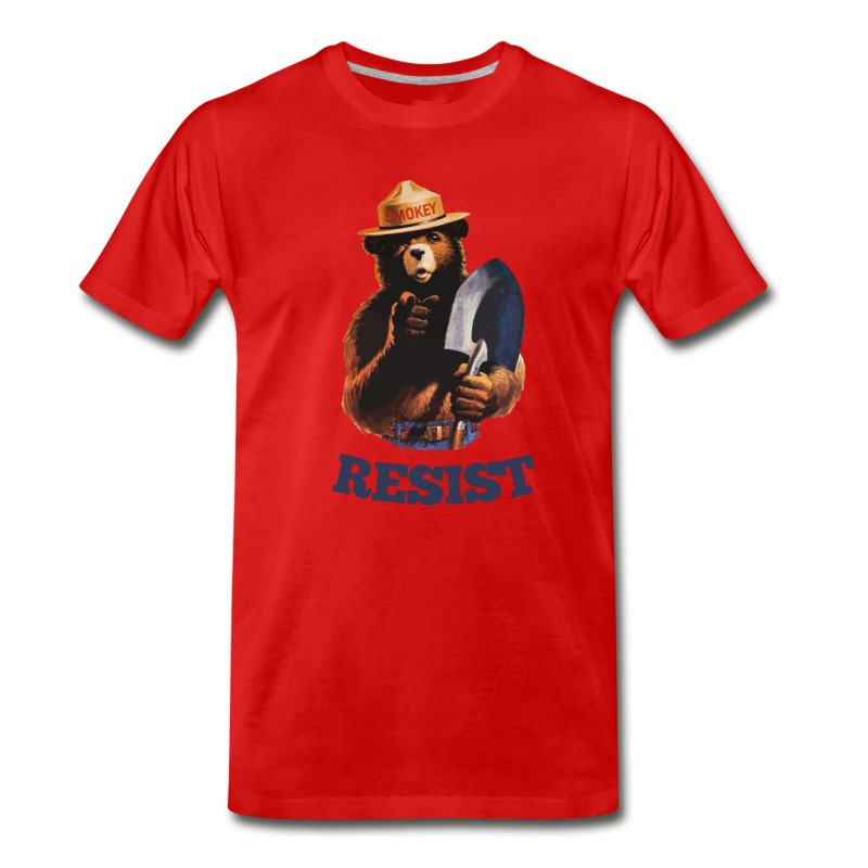 Men's Smokey Says Resist Shirt T-Shirt