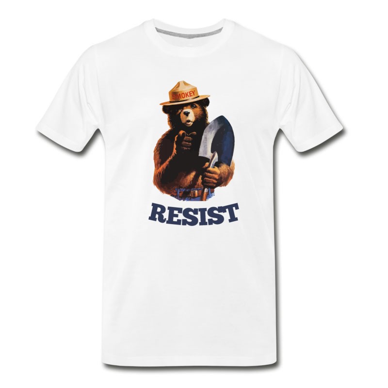 Men's Smokey Says Resist Shirt T-Shirt