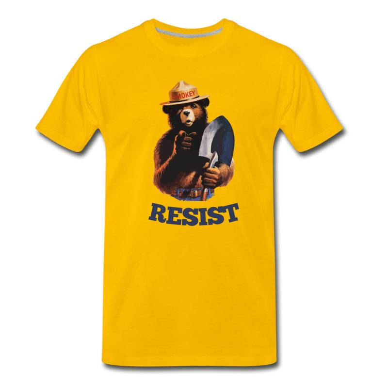 Men's Smokey Says Resist Shirt T-Shirt