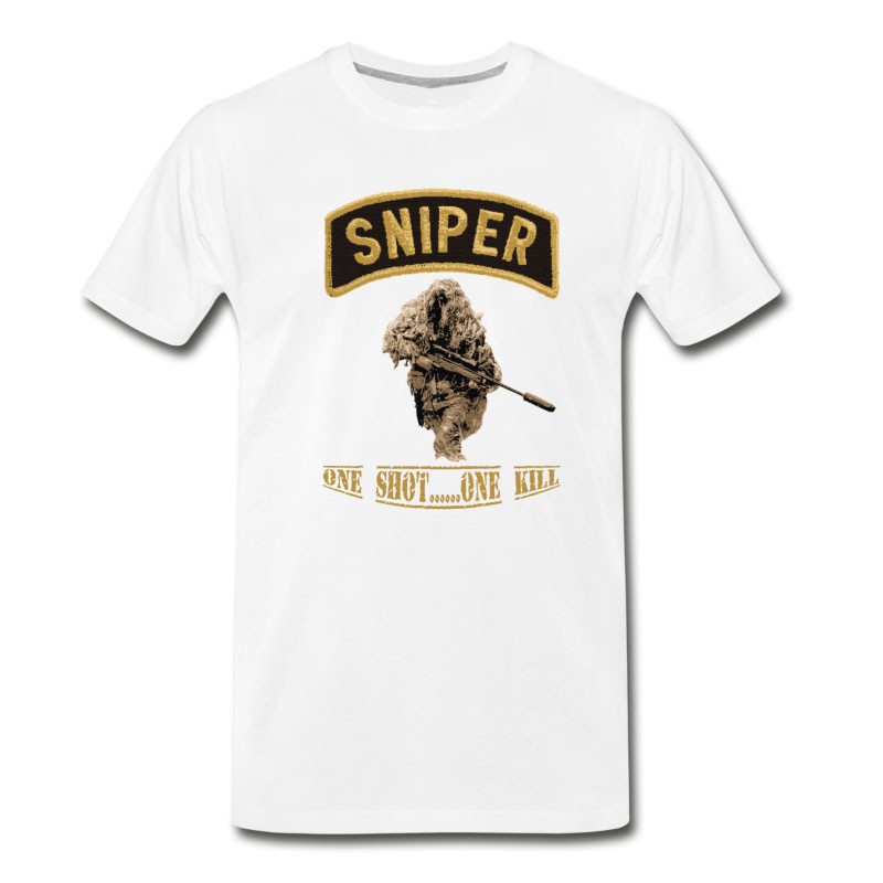 Men's Sniper - One Shot One Kill T-Shirt