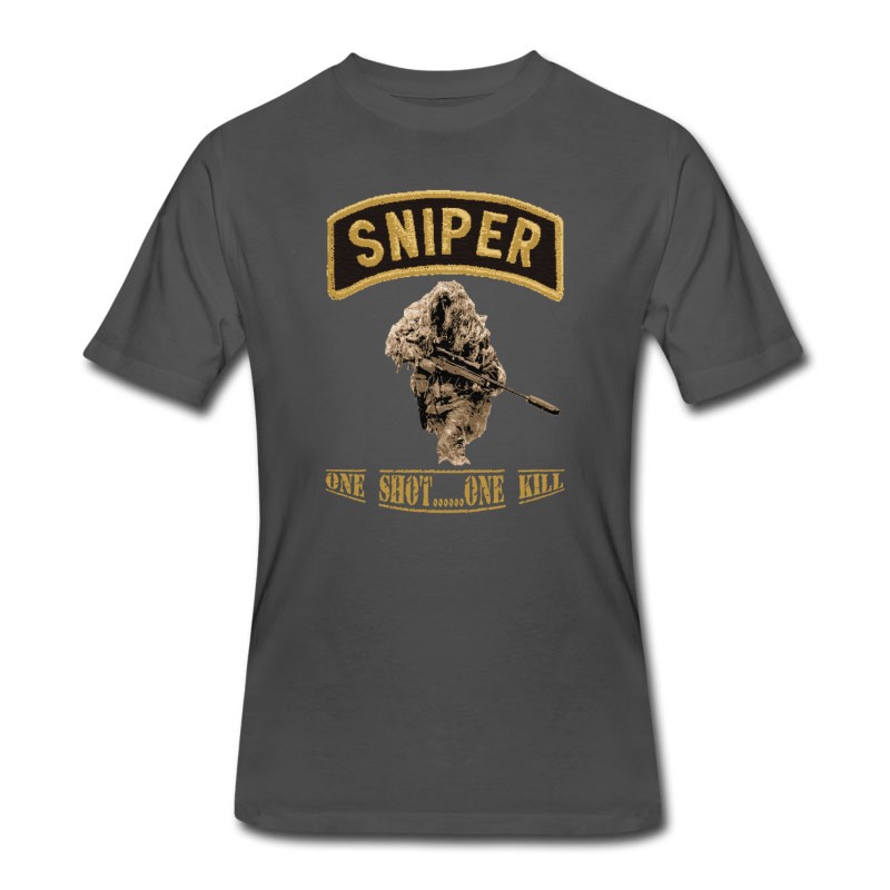 Men's Sniper - One Shot One Kill T-Shirt