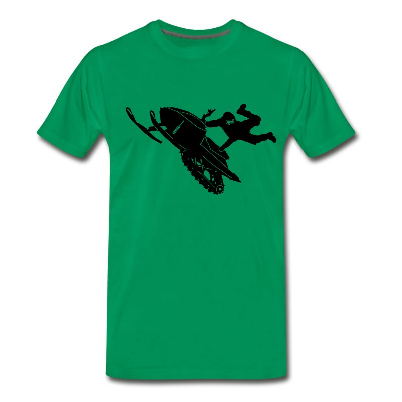 Men's Snowmobil Jump T-Shirt