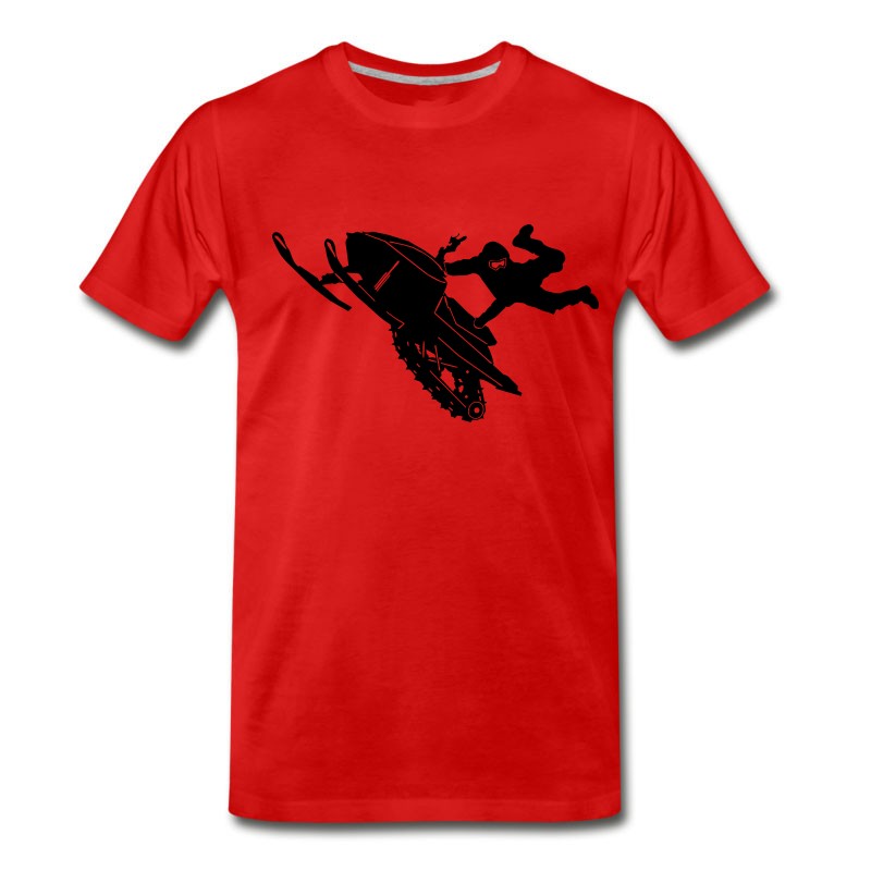 Men's Snowmobil Jump T-Shirt