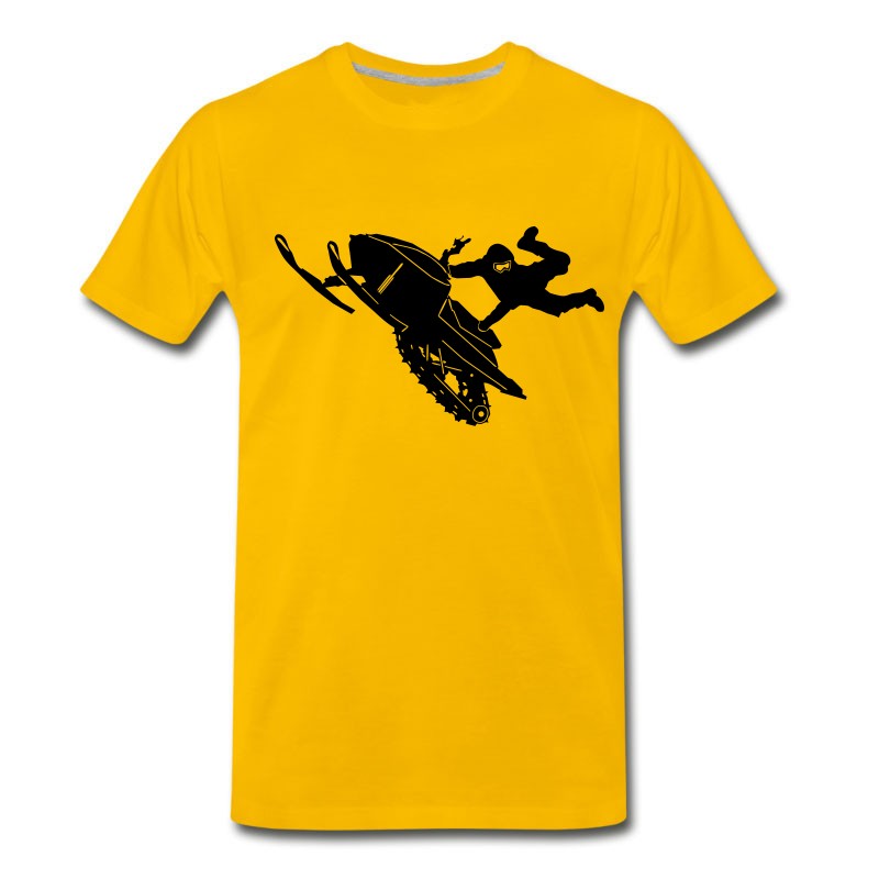 Men's Snowmobil Jump T-Shirt