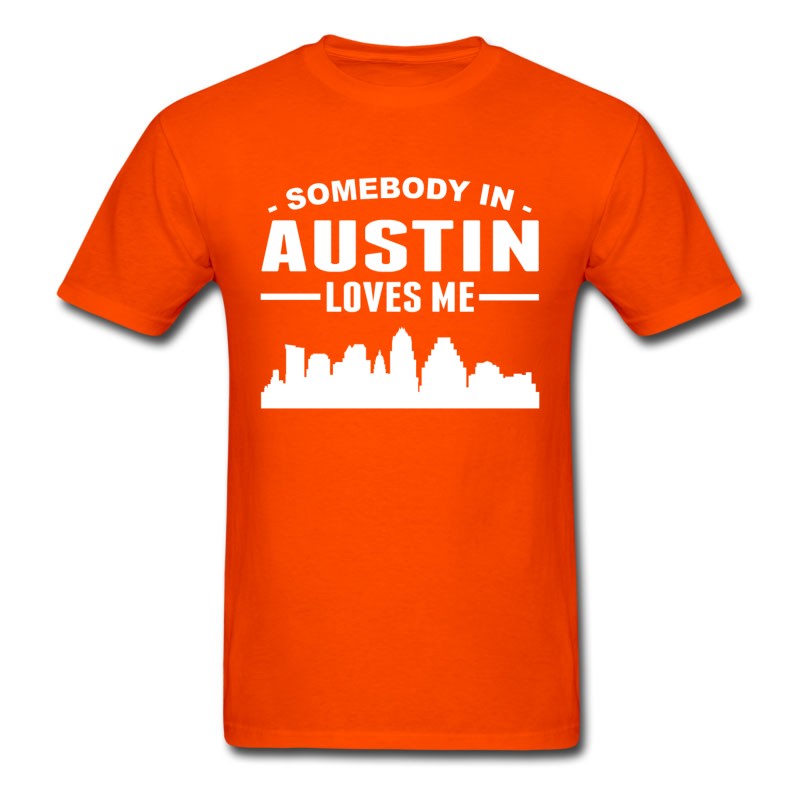 Men's Somebody In Austin Loves Me T-Shirt