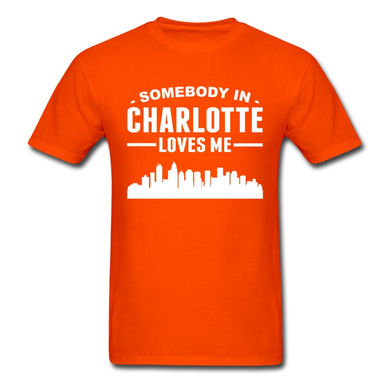 Men's Somebody In Charlotte Loves Me T-Shirt