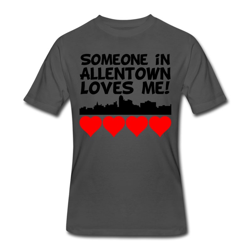 Men's Someone In Allentown Pennsylvania Loves Me T-Shirt