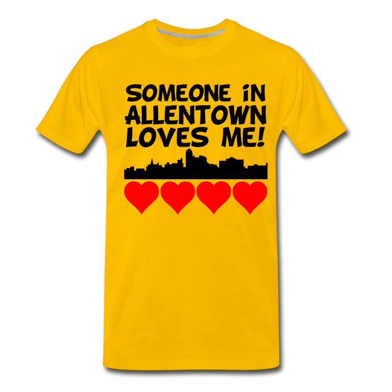 Men's Someone In Allentown Pennsylvania Loves Me T-Shirt