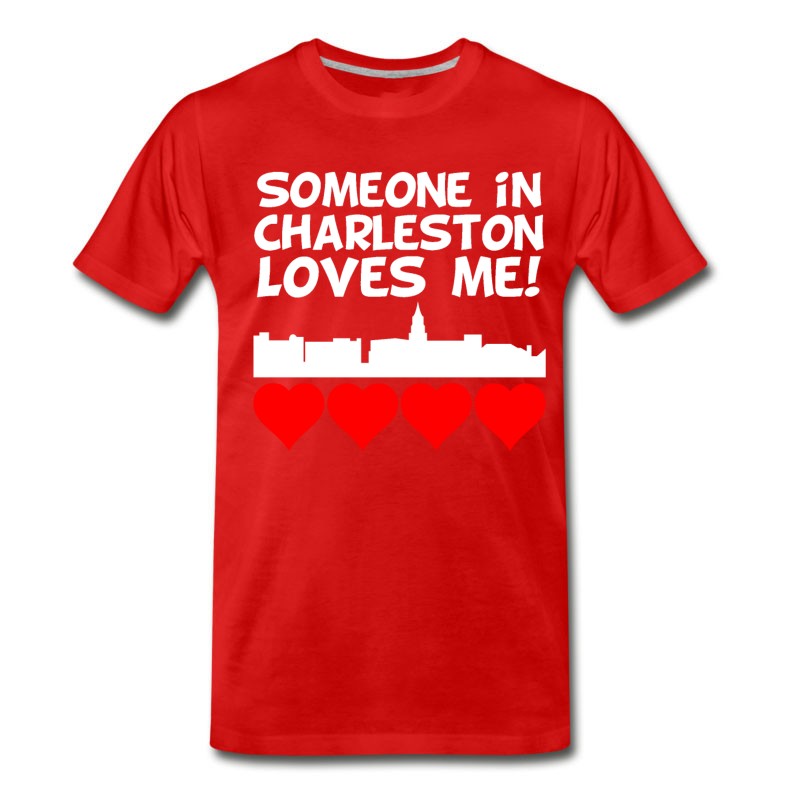 Men's Someone In Charleston South Carolina Loves Me T-Shirt