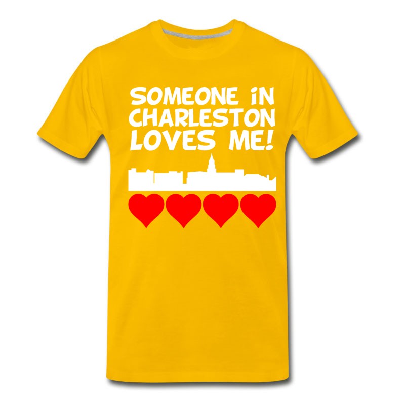 Men's Someone In Charleston South Carolina Loves Me T-Shirt