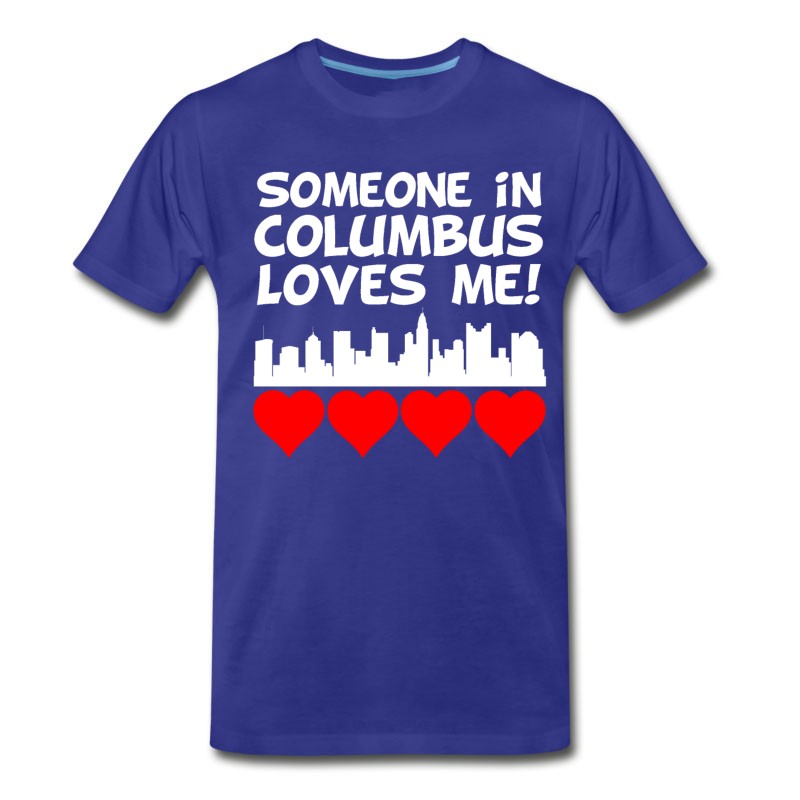 Men's Someone In Columbus Ohio Loves Me T-Shirt