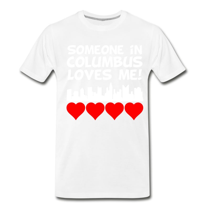 Men's Someone In Columbus Ohio Loves Me T-Shirt