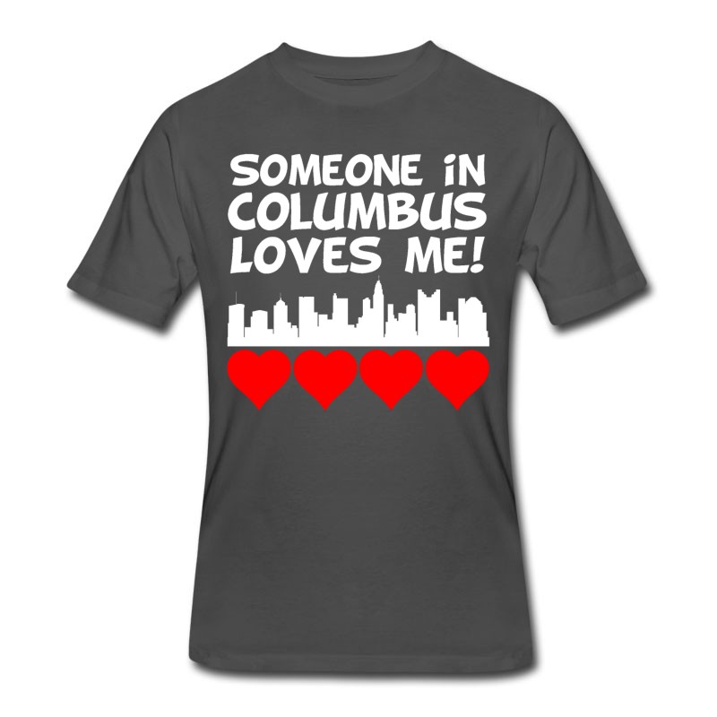 Men's Someone In Columbus Ohio Loves Me T-Shirt