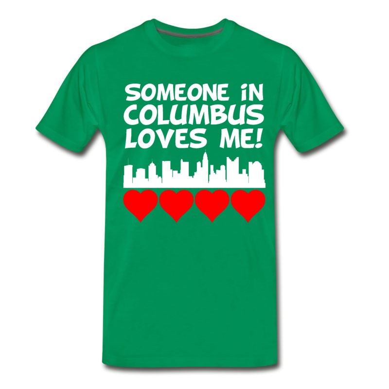 Men's Someone In Columbus Ohio Loves Me T-Shirt