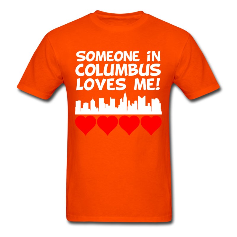 Men's Someone In Columbus Ohio Loves Me T-Shirt