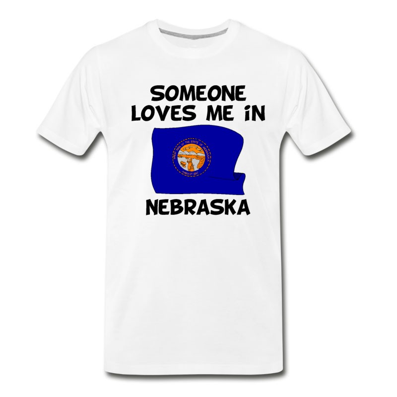 Men's Someone In Nebraska Loves Me T-Shirt