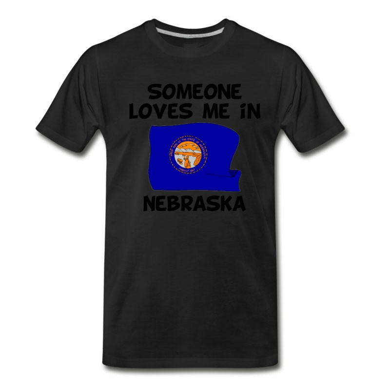 Men's Someone In Nebraska Loves Me T-Shirt