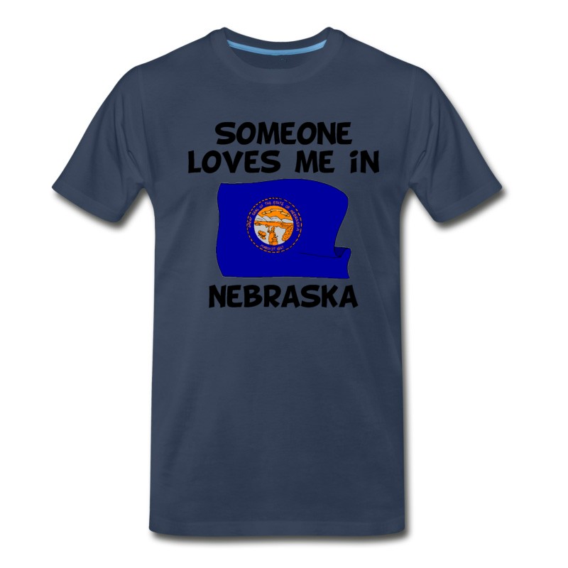 Men's Someone In Nebraska Loves Me T-Shirt