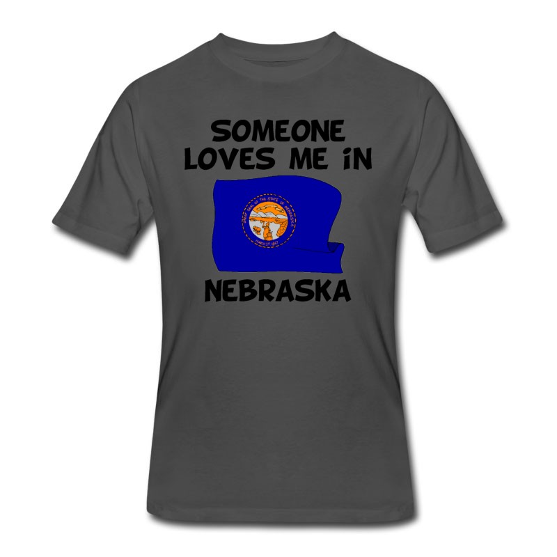 Men's Someone In Nebraska Loves Me T-Shirt