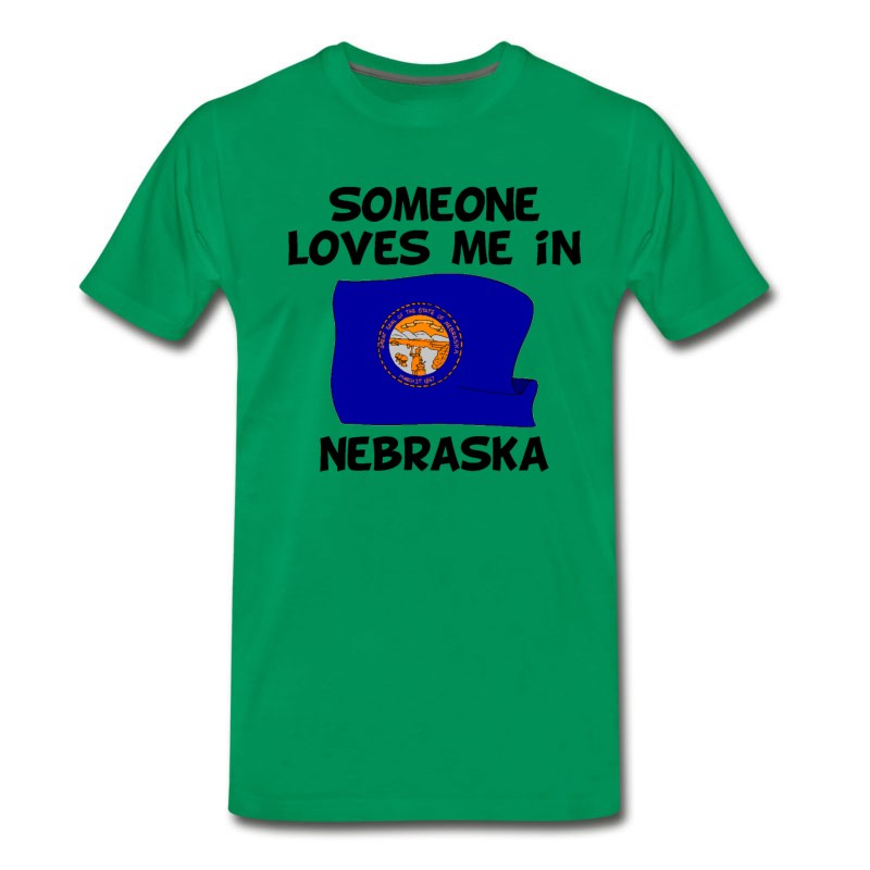 Men's Someone In Nebraska Loves Me T-Shirt