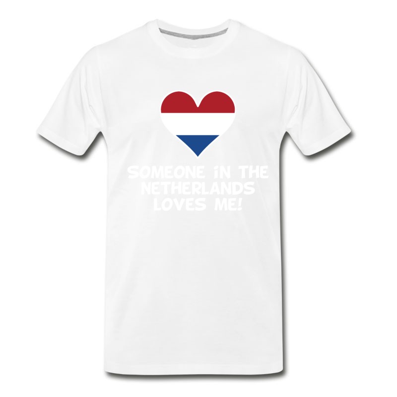 Men's Someone In The Netherlands Loves Me T-Shirt