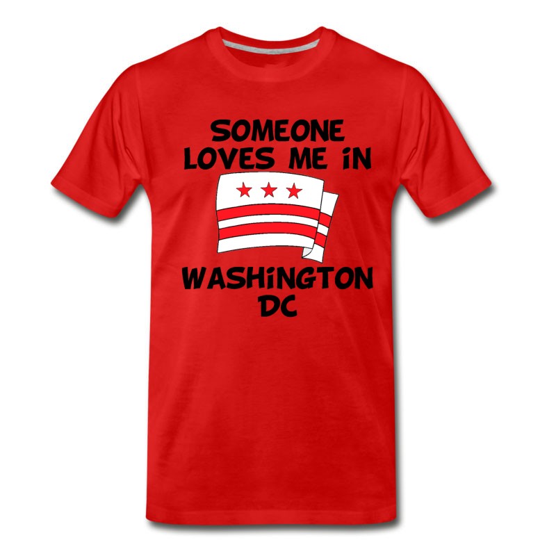 Men's Someone In Washington DC Loves Me T-Shirt