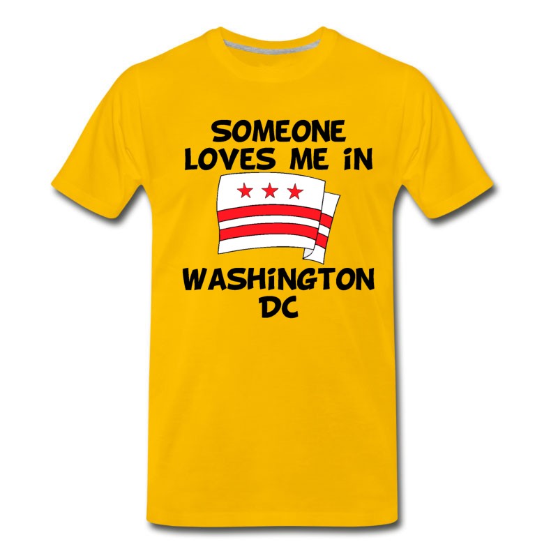 Men's Someone In Washington DC Loves Me T-Shirt