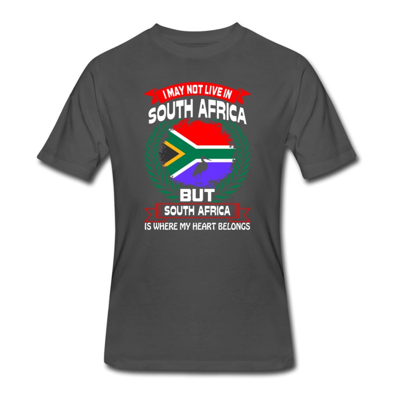 Men's South Africa Is Where My Heart Belongs Country Tee T-Shirt