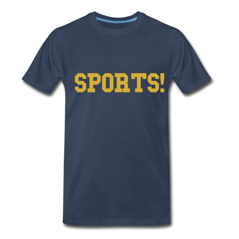 Men's Sports Gold T-Shirt