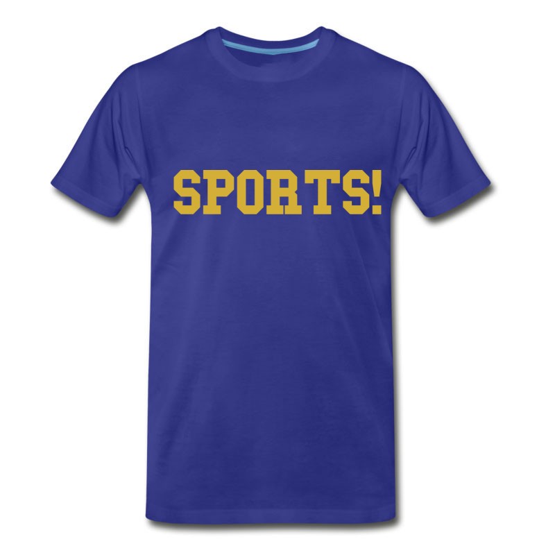 Men's Sports Gold T-Shirt