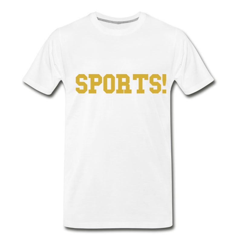 Men's Sports Gold T-Shirt