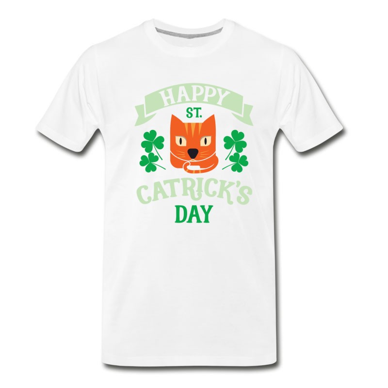 Men's St Catrick's Day Cat St Patrick's Day T-Shirt